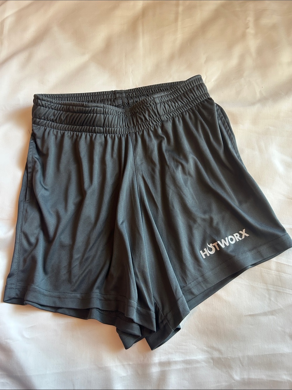 Hotworx Women's Charcoal Performance Shorts